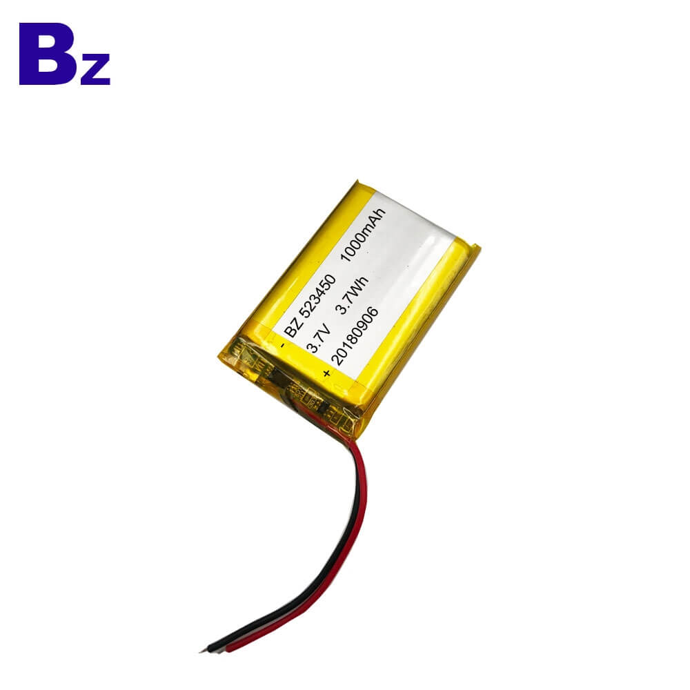 1000mAh 3.7V Lipo Battery