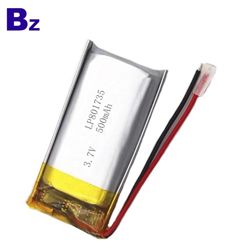 801735 500mAh 3.7V Lipo Battery